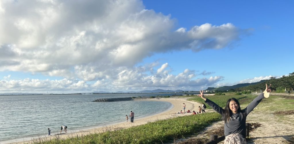 沖縄「浜比嘉ビーチ」