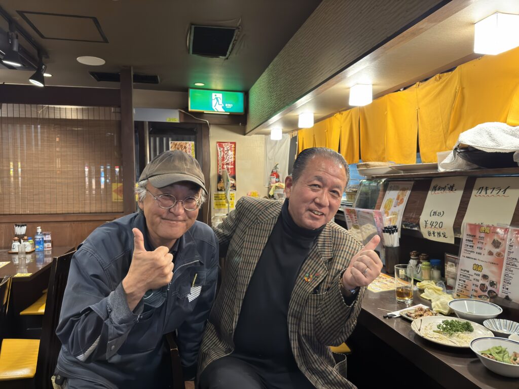 中部SP老舗手羽先唐揚げで一杯。