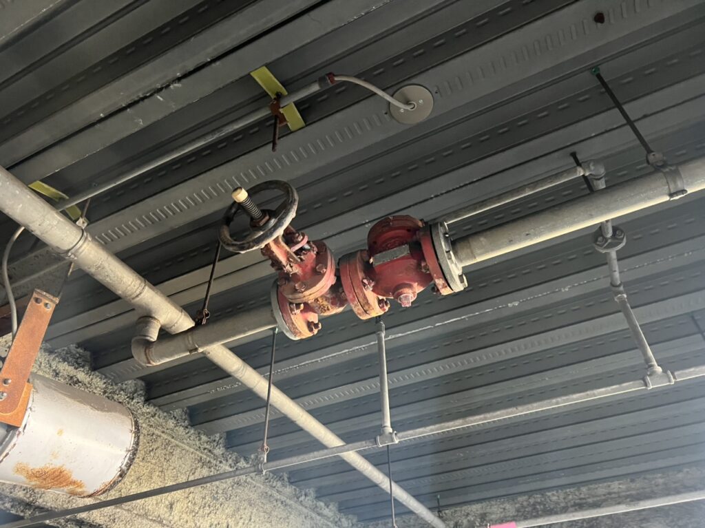 一斉開放弁更新工事