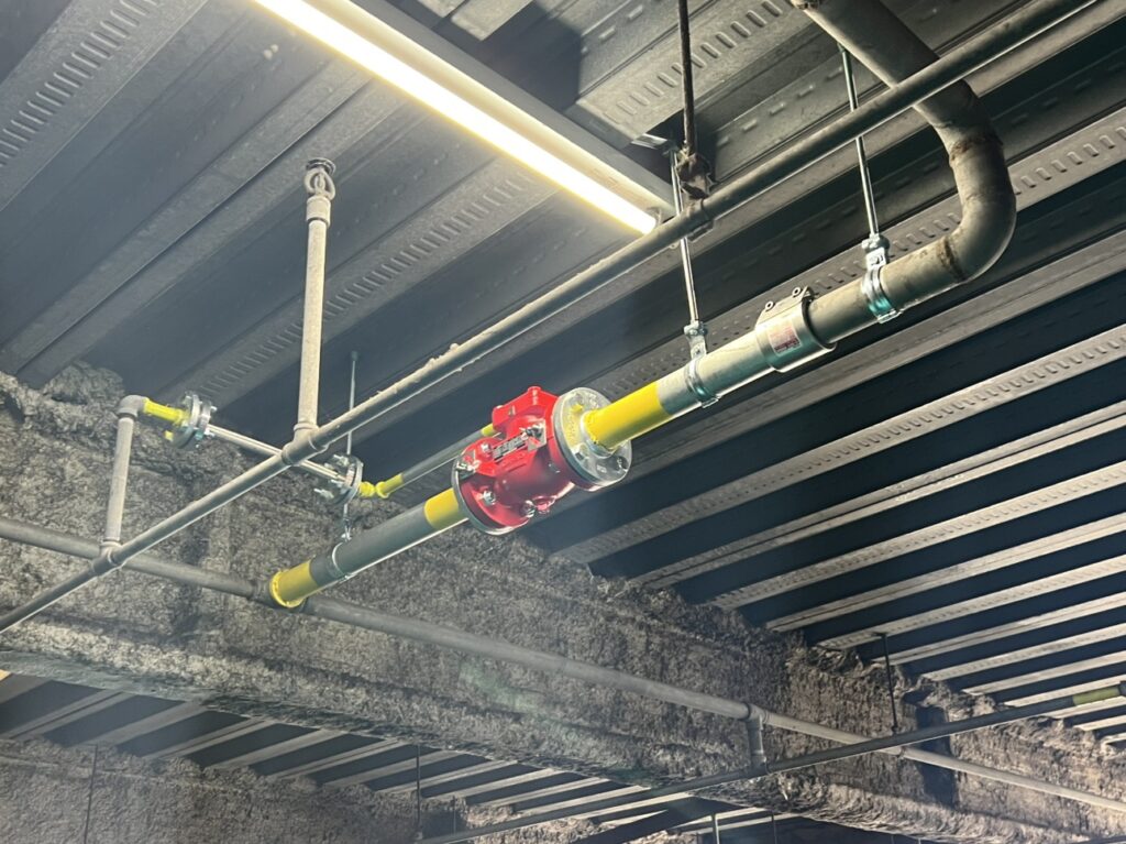 一斉開放弁更新工事