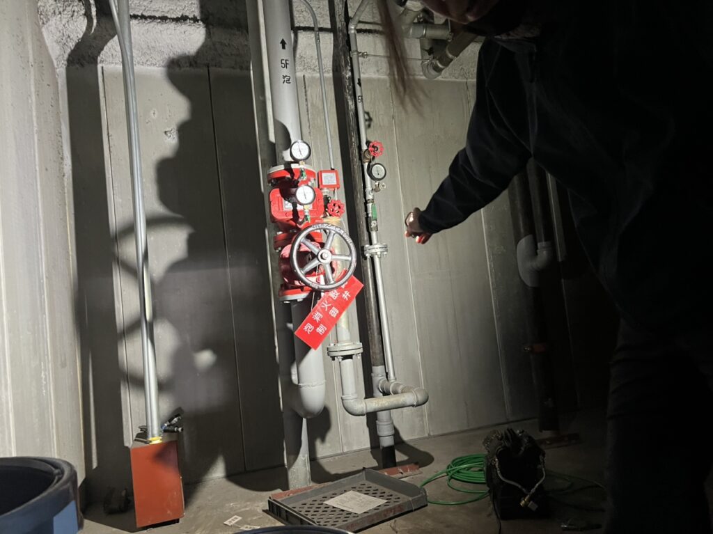 一斉開放弁更新工事