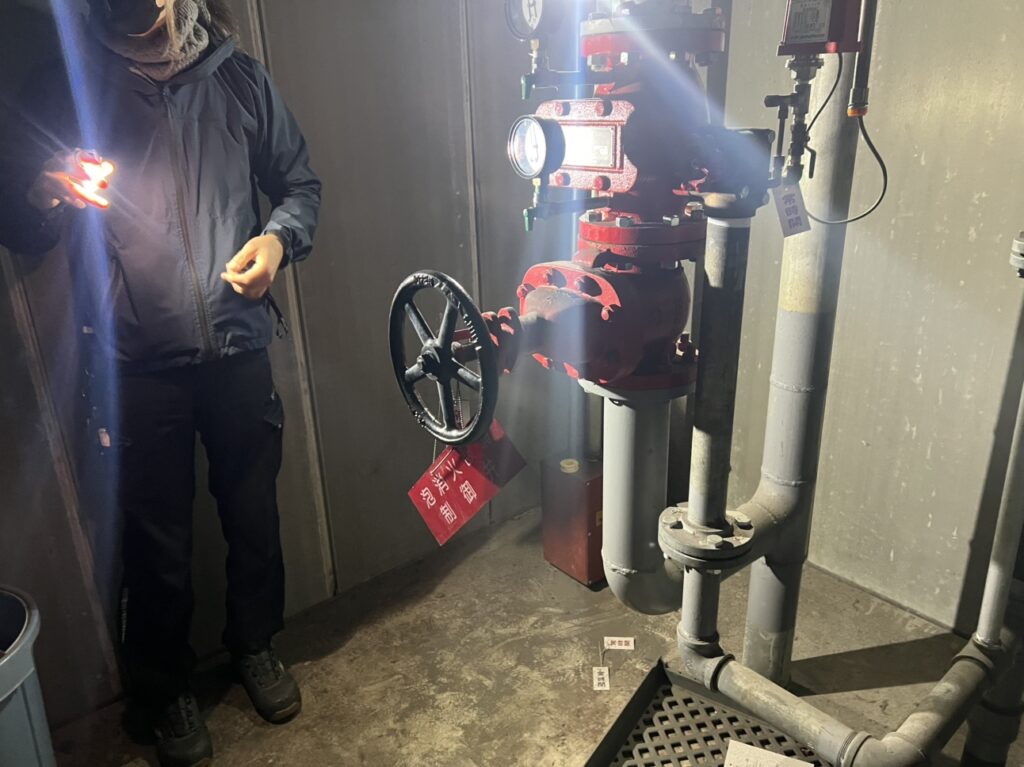 一斉開放弁更新工事