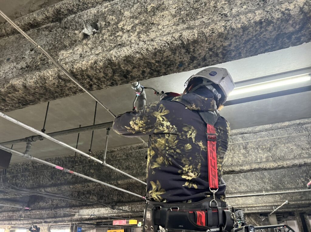 一斉開放弁更新工事