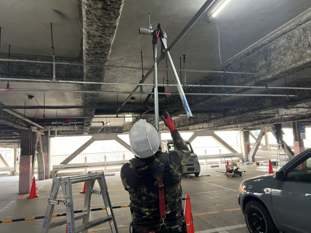 一斉開放弁更新工事