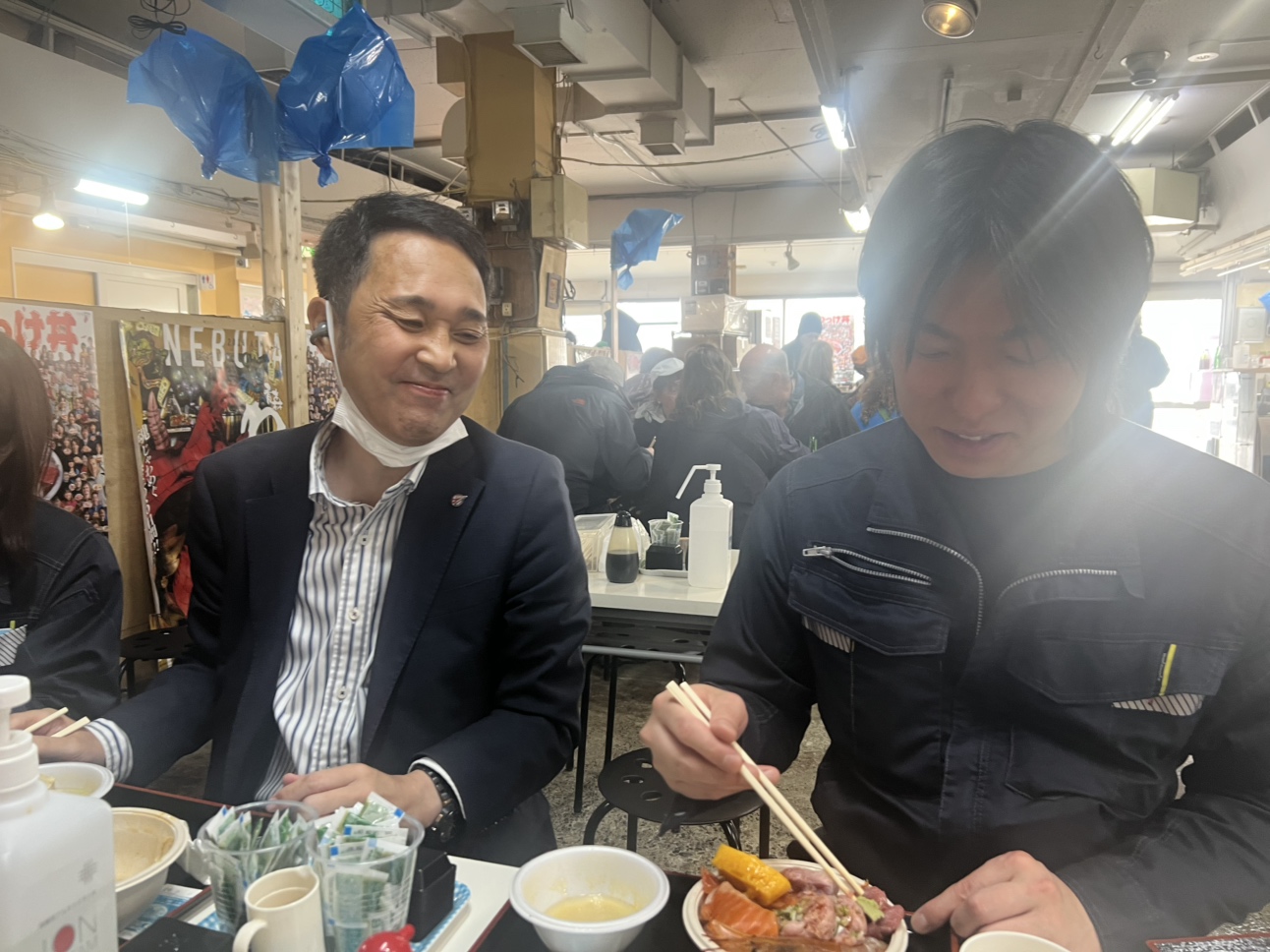 「のっけ丼」青森市場現地で堪能