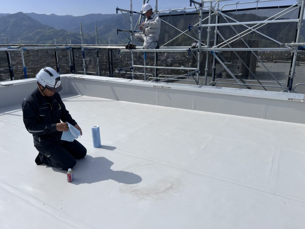 足場解体前検査