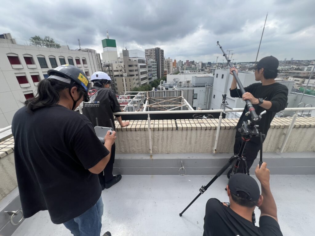 ドローンMTR＆ロープハイブリッド外壁調査