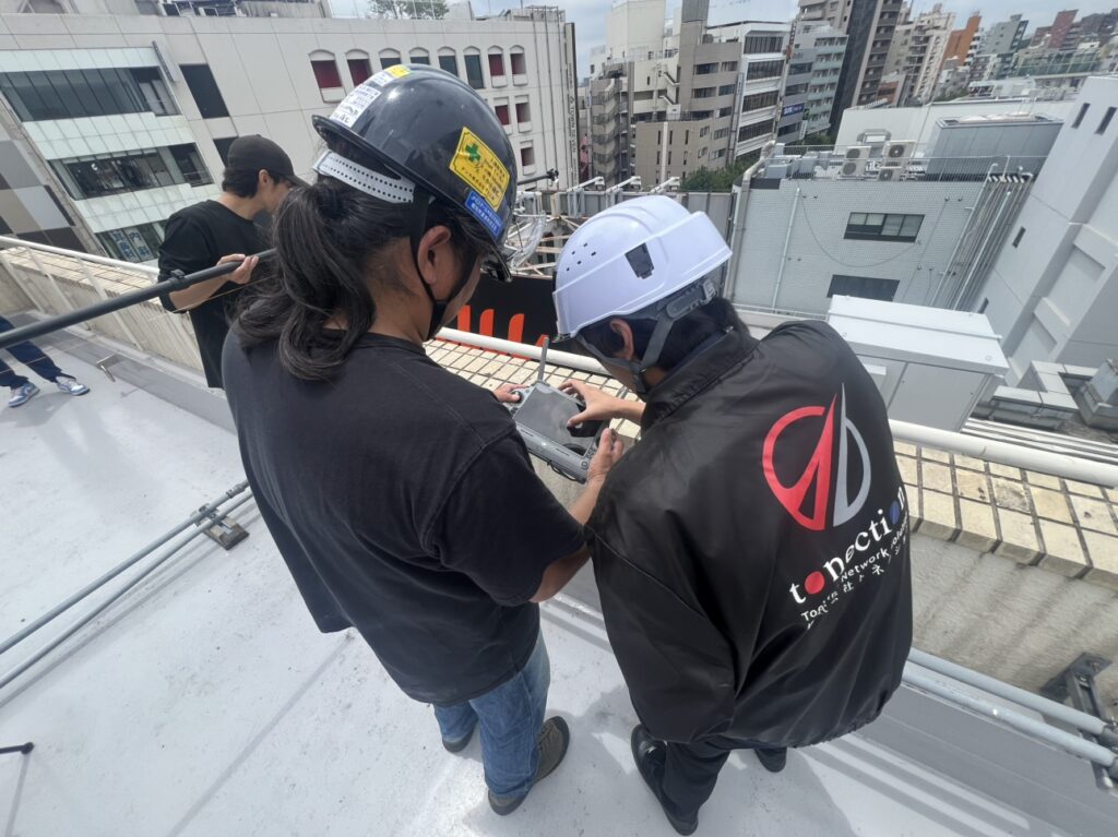 ドローンMTR＆ロープハイブリッド外壁調査
