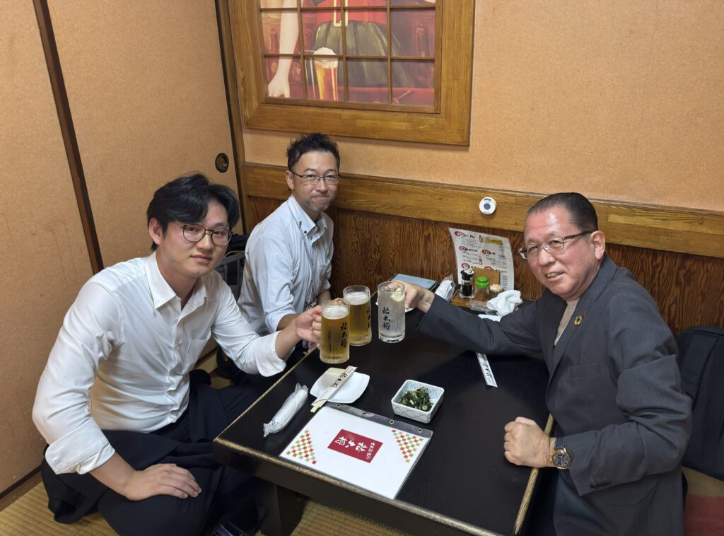 中部スポット新人研修後の懇親会