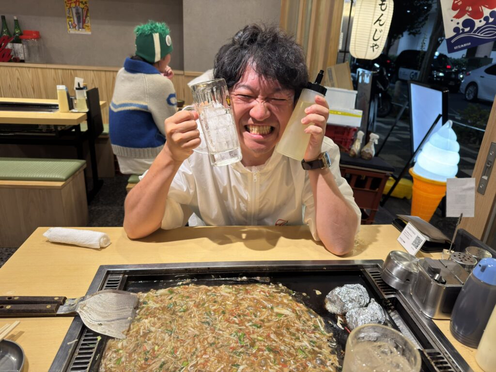 赤羽駅前もんじゃ焼き！